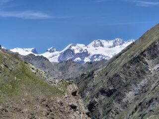 Roccia nera, Castore, Polluce  e Lyskamm 