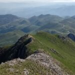 la cresta NE,vista dalla cima