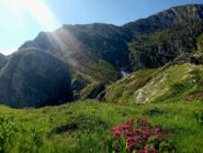 la cresta NE  vista dalla cresta NO