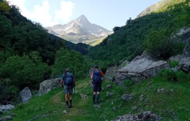 il Frisson all'inizio  del Vallone 