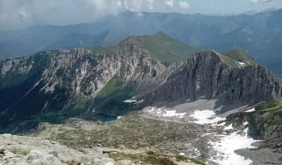 vista sul lago degli Alberghi,Ciotto Mieu,Creusa..