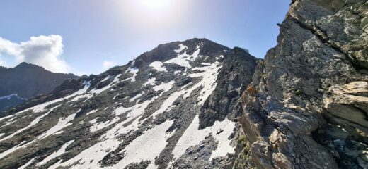 Il versante nord ovest della Losetta