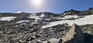 Salendo per gli sfasciumi del versante nord ovest
