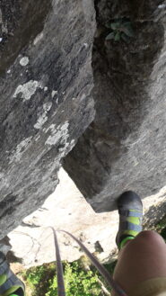 il superamento del camino..solo 5b?