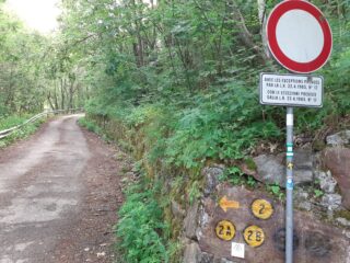Inizio dell'escursione.