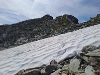 Verso la cima