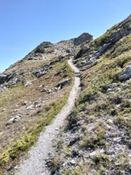 l'ultimo tratto di sentiero