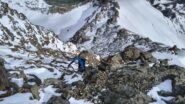 La cresta dell'Ormelune Ovest senza neve