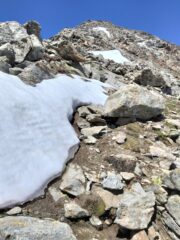 le condizioni della normale che sale dal Colle dei Cappuccini