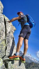 Passo di I° per la Punta Cornaccio Est