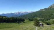 Appena oltre l'Alpe Cret