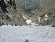 Un po' concavo ma ancora ben innevato