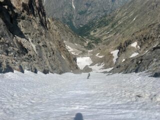 Un po' concavo ma ancora ben innevato