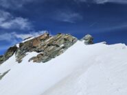 La cresta alla vetta.