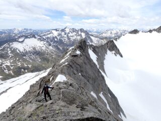 Cresta sud del Pizzo di Camadra