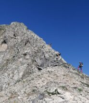 la cresta di salita 