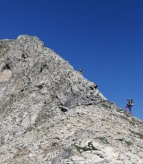 la cresta di salita 