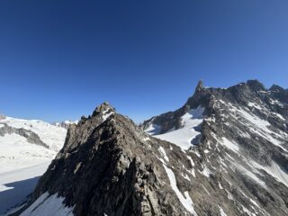 La cresta percorsa