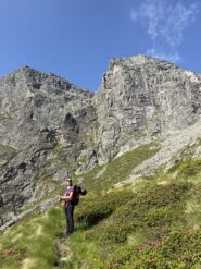 La parete E-NE della cima principale in tutto il suo splendore