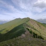 La cresta dalla Cima Ventosa 