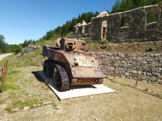 Carro armato Stuart a Cabanes Vieilles