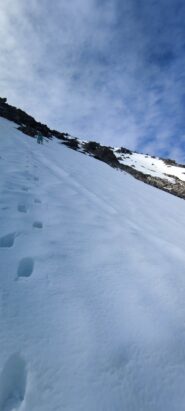 50m dall'intaglio intermedio 
h. 09.00