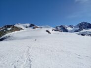 Partenza dal Rifugio Quintino.