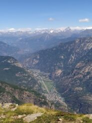 Dalla cima: la Dora e la VDA