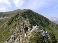 Il tratto di cresta alpinistico 