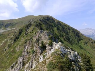 Il tratto di cresta alpinistico 