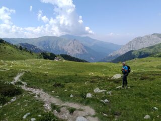 Discesa per il Vallone di Sestrera 