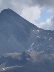 l'Emilius e il colle dei cappuccini.