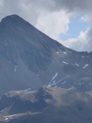 l'Emilius e il colle dei cappuccini.