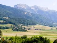Panorama sul fondovalle di Lans.