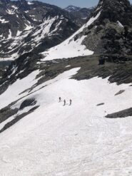 Dal deposito sci verso il bivacco 
