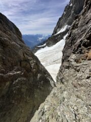 Dalla breche a 3170 verso il basso