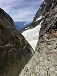 Dalla breche a 3170 verso il basso