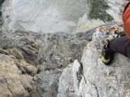 Lagazuoi - Orizzonti di gloria, spigolo aereo L7