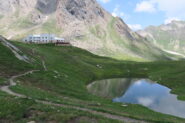 l'arrivo al rifugio