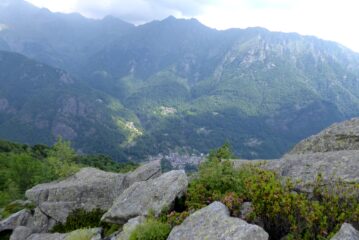 Panorama su Lemie e le sue montagne