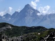 Una rara apparizione del Monviso.