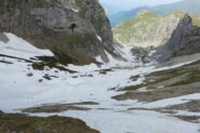 Dal colletto Sud si scende nel vallone