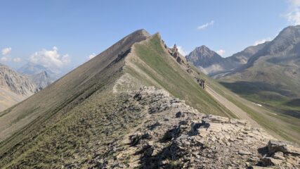 Cresta che risale a Pic du Lauzin