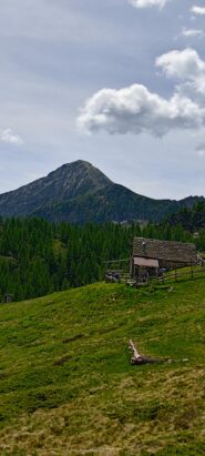 arrivo all'alpe Soglio