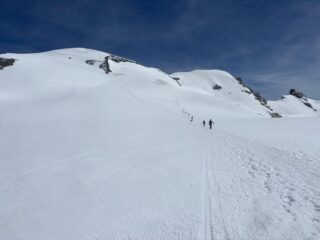 pala del Breithorn perfettamente tracciata