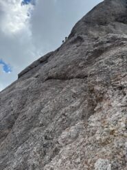 Ultimo tratto verticale della ferrata
