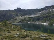 Arrivo al lago principale.