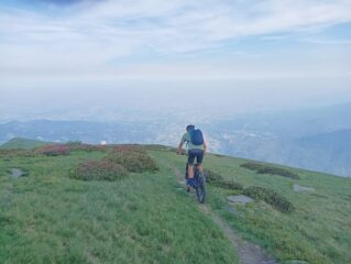 In discesa sul plateau