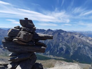 Ometto sulla Valle Argentera