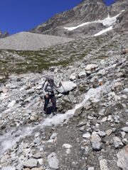 Attraversiamo dei ruscelli.